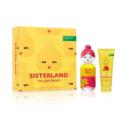 SET SISTERLAND YELLOW PEONY EAU DE TOILETTE 80ML