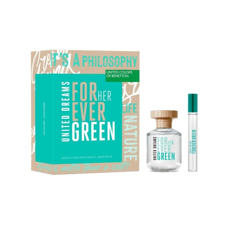 SET FOREVER GREEN HER EAU THE TOILETTE 80ML