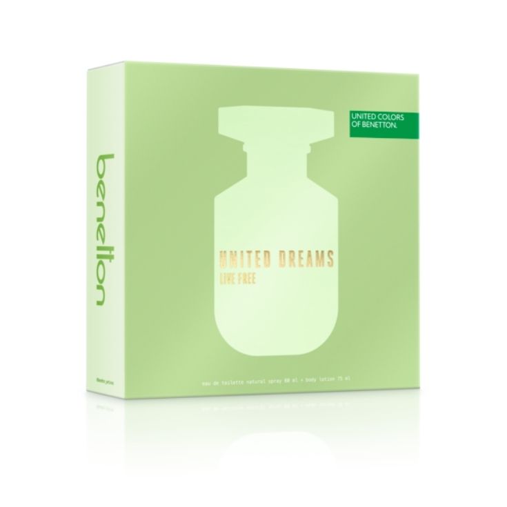 SET UNITED LIVE FREE EAU DE TOILETTE 80ML