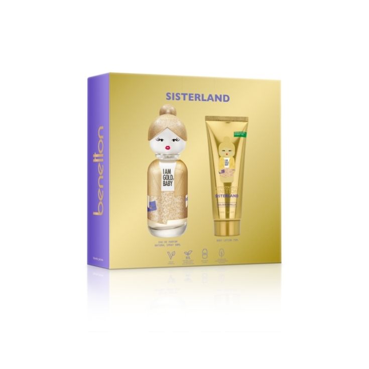 SET SISTERLAND GOLDEN VANILLA EDP 80ML