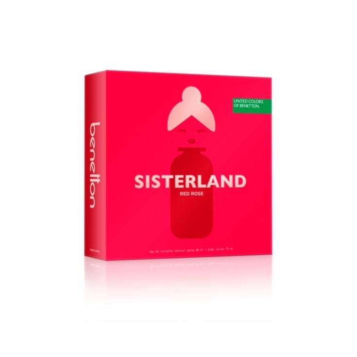 SET SISTERLAND RED ROSE EDT 80ML