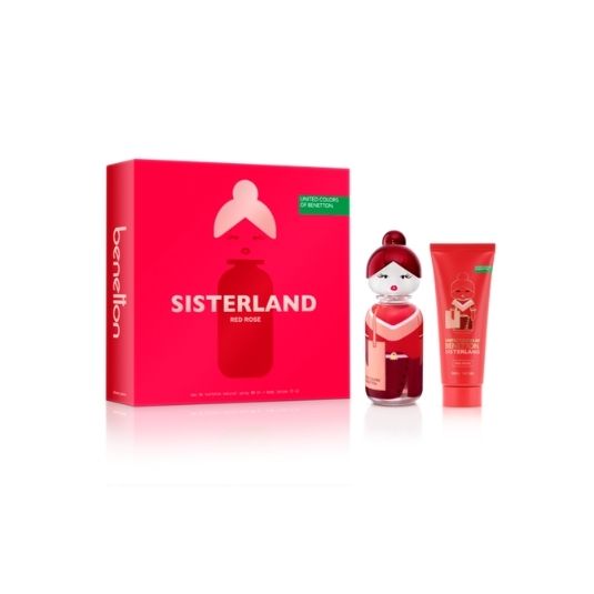SET SISTERLAND RED ROSE EDT 80ML