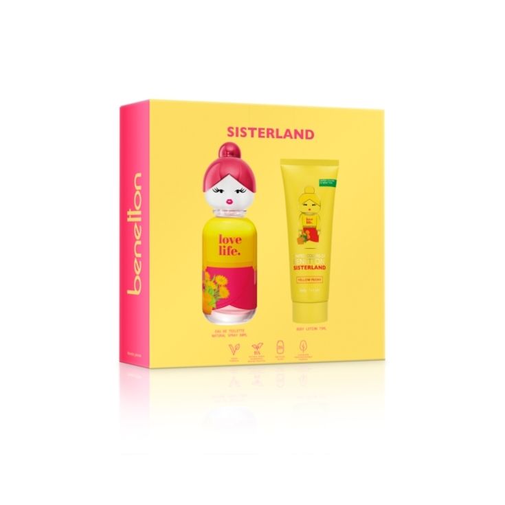 SET SISTERLAND YELLOW PEONY EDT 80ML