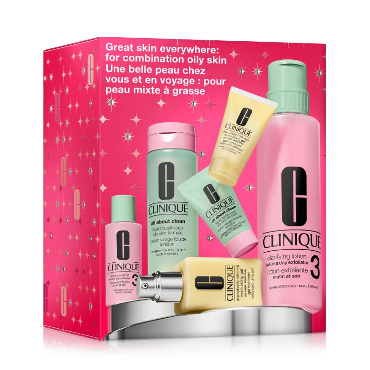 SET TRATAMIENTO RUTINA 3 PASOS ROSTRO GREAT SKIN EVERYWHERE: PIEL MIXTA-GRASA HOLIDAY