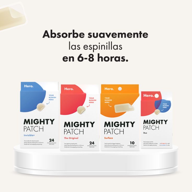 HERO MIGHTY PATCH ORIGINAL PARCHES PARA ACNÉ 24 UNDS