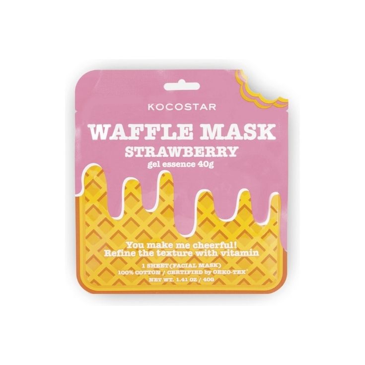 KOCOSTAR WAFFLE MASK STRAWBERRY 