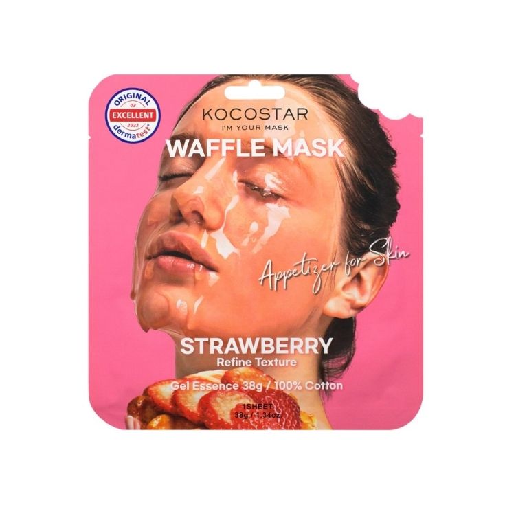 KOCOSTAR WAFFLE MASK STRAWBERRY 