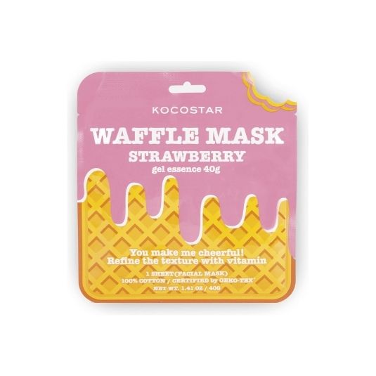 KOCOSTAR WAFFLE MASK STRAWBERRY 