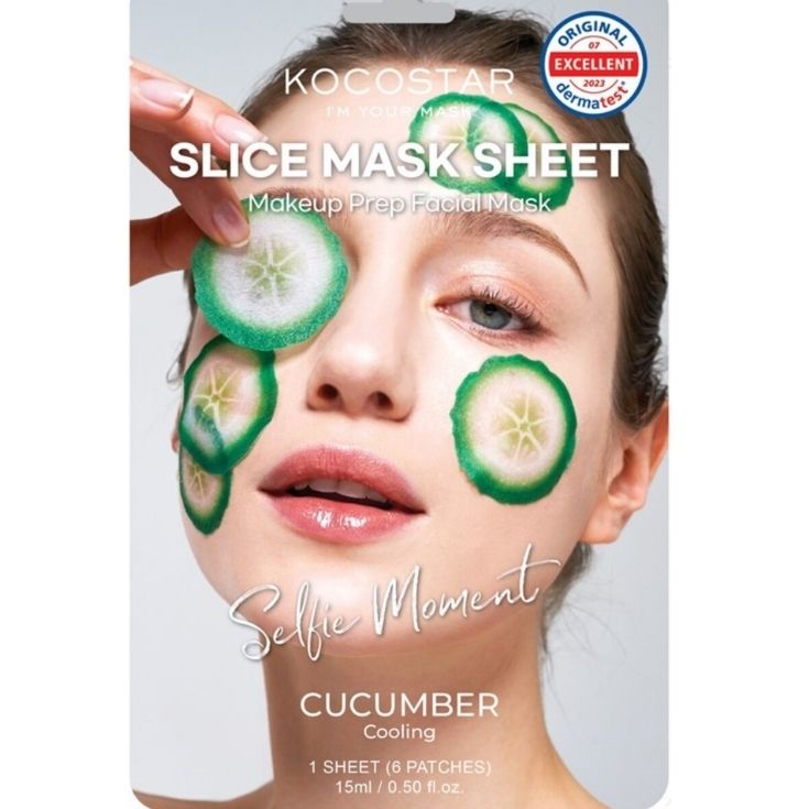 KOCOSTAR CUCUMBER SLICE MASK SHEET