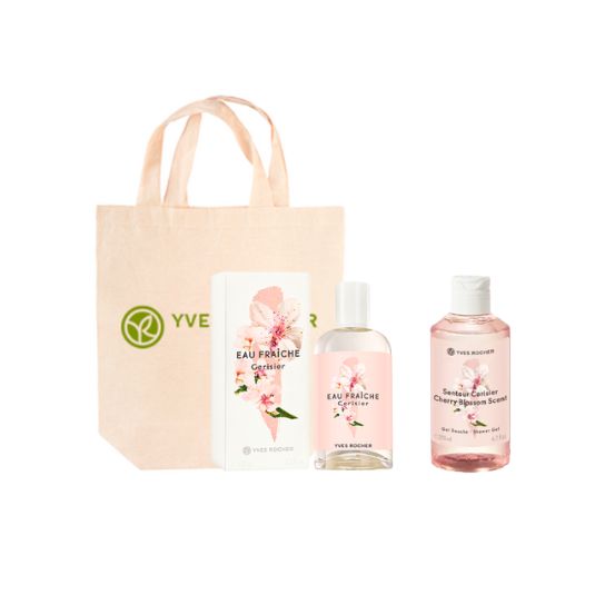 SET FRAGANCIA + GEL DE BAÑO FLOR DE CEREZO 