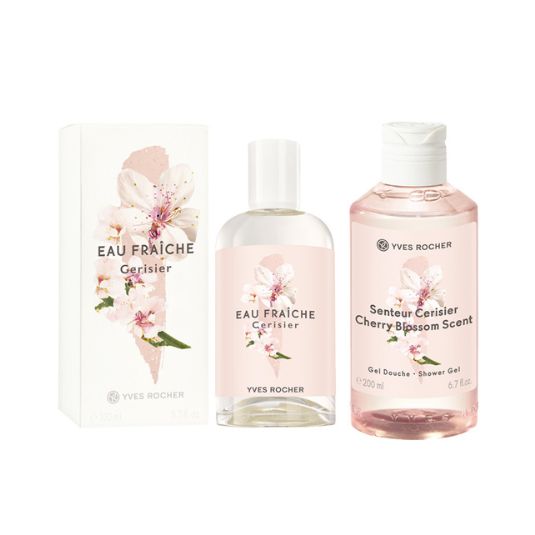SET AGUA FRESCA GERISIER 100ML+ GRATIS: SHOWER GEL CERISIER CHERRY BLOSSOM 200ML